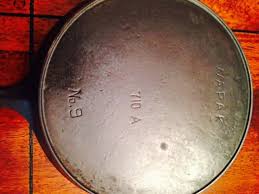 Huge No 9 Wapak Cast Iron Skillet Very Rare Factory Went Out Of Business In 1924 Fully Restored Beautifu Cast Iron Cooking Cast Iron Skillet Iron Skillets