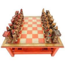 Play your best game of chess today and keep your brain fit! 1950s Italian Large Sculpture Chess Coffee Table At 1stdibs
