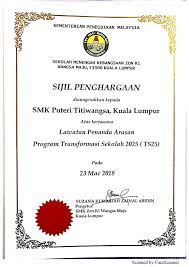 Men.agama al madrasag al alawiyah ad diniah, arau, perlis. Smk Puteri Titiwangsa Lawatan Penanda Aras