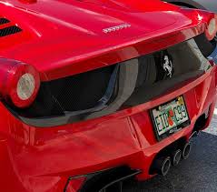 The 458 line up is the last ferrari ever to have the naturally aspirated v8 engine. Ferrari 458 Carbon Fiber Rear Bumper Cover