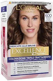 Essa si addice perfettamente con la pelle . L Oreal Paris Tinta Capelli Excellence Dedicato Alle Brune Permanente Copertura Totale Dei Capelli Bianchi 600 Biondo Scuro Naturale Confezione Da 1 Amazon It Bellezza