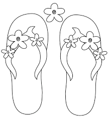 Flip Flops Coloring Page Is Pretty Awesome For All Ages This Coloring Page Includes 7 Different Pages Of Summer Coloring Pages Flip Flop Craft Coloring Pages