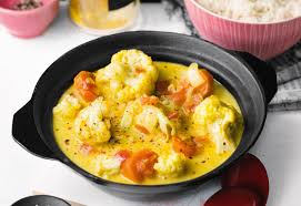 Karfiol Karotten Curry Mit Reis Frisch Gekocht Rezept Lebensmittel Essen Curryreis Rezepte