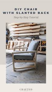 Then added a bit of and angle to the sofa back so it was more comfortable to lounge in. Diy Outdoor Chair With A Slanted Back