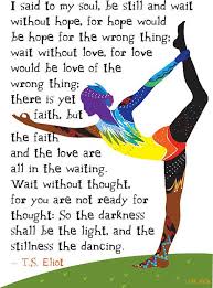 Dancer Pose Yoga Pose Greeting Card Etsy Dancer Pose Yoga Ts Eliot Quotes Dancer Pose