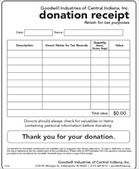 Goodwill Donation Receipt 13 Examples In Word Pdf