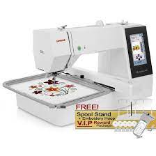 Free embroidery designs for janome 500e. Janome Memory Craft 500e Computerized Embroidery Machine With Free Spool Stand Embroidery Hoop V I P Reward Package Overstock 31877176