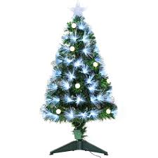 Maybe you would like to learn more about one of these? Homcom Homcm 3ft White Light Artificial Christmas Tree W 90 Leds Star Topper Tri Base Full Bodied Seasonal Decoration Pre Lit Home Aosom Uk