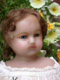 LUCY PECK POURED WAX DOLL, LARGE, LOVELY CONDITION, ALL ORIGINAL,  PROVENANCE.