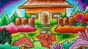 Dalam video ini terdapat step by step menggambar rumah dan halaman yang lengkap berisikan pohon diwarnai menggunakan spidol warna warni yang sangat cantik. Tutorial Mewarnai Rumah Dan Halaman Yang Asri Menggunakan Krayon By Mozqi Drawing Youtube