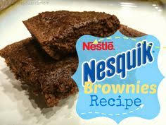 Surprise You Are A Mom Nesquik Brownie Recipe Brownie Recipes Nesquik Recipes Lemon Dessert Recipes