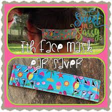 Ith Face Mask Ear Saver Diy Face Mask Face Mask Tutorial Face Mask