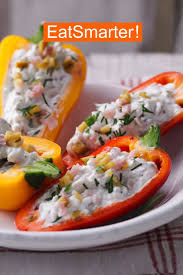 Paprika Mit Huttenkase Rezept Rezepte Rezept Gefullte Paprika Eat Smarter