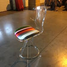 Colourful Pair Of Perspex Bar Stools