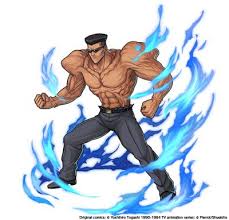 All might (as shown in series) vs. Unison League Collaboration With Popular Tv Anime Yuyu Hakusho Begins Team Up With Urameshi Yusuke And Hiei To Take On The Mighty Younger Toguro 100 Ateam Inc