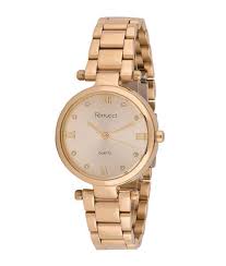 Ferrucci Gold Bayan Kol Saati Tasli Quartz Koltuklar
