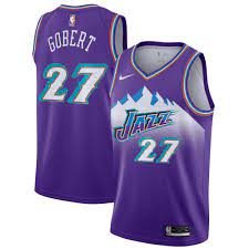 Utah jazz jersey #24 raul lopez men's large vest champion nba shirt basketball l. Utah Jazz Nike Classic Edition Swingman Trikot Rudy Gobert Jugend