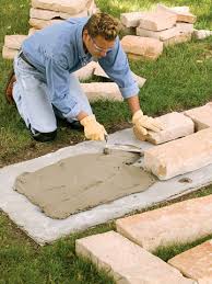 Your goal should be to pick out stone in a size, grain and color that will complement the look of the rest of the room.1 x research source. Mortared Stone Wall Better Homes Gardens