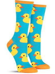 Rubber Ducky Socks Womens In 2021 Sock Outfits Funky Socks Cool Socks