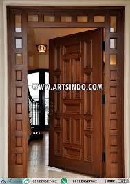 Tidak hanya itu saja kami juga ahli dan serba bisa membuat berbagai model pintu minimalis, mewah, klasik, ukir jepara bahan kayu jati dan mahoni. Desain Pintu Utama Minimalis Terbaru 2017 Kualitas Bagus Arts Indo Furniture Jepara