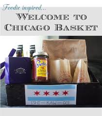 Rnlmusings Gifting Welcome To Chicago Foodie Inspired Basket Planning Gift Chicago Gifts Chicago Themed Party