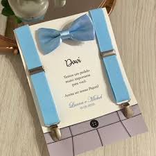 Kit Suspensório + Gravata Borboleta Azul Bebe Adulto