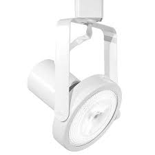 Recessed lighting fixtures gimbal ring bottom. Par30 White Gimbal Ring Track Light Fixture Head