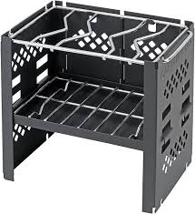 Find many great new & used options and get the best deals for captain stag american oven a hooded grill that is suitable for american style barbecue, makes a great companion for camping and. Captain Stagg Captain Stag Barbecue Stove Fire Table One 2 Roles Folding Stove 3 Stage With Smart Grill B6 Type Bag Adjustable Black Ug 44 Home Improvement Amazon Com