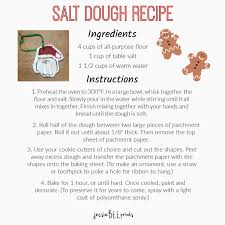 Salt Dough Recipe Salt Dough Salt Dough Crafts Salt Dough Recipe
