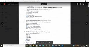 Nah, di artikel ini kamu bisa memperdalam pemahaman kamu dengan 10 contoh soal latihan untuk ujian nasional 2019 untuk mata pelajaran matematika. Unduh Contoh Soal Tes P3k Bidang Perhubungan Dan Jawabannya Antapedia Com