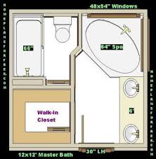 With continuous flooring and white wall tiles throughout the room will freshen the look and make the bathroom appear polished and clean. 13 X 12 Bathroom Design Free 12x12 Master Bathrooms Front Ideas Layout Master Bathrooms 12x12 Bathroom Design Plans Master Bathroom Plans Bathroom Plans