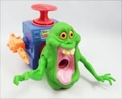 This deck comes emblazoned with an graphic of everyone's favorite slimy specter, slimer, grimacing down at the deck's tail in phantasmic delight. The Real Ghostbusters Gooper Ghost Slimer Loose