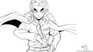 Use this iditarod word search and free printable worksheets to help students learn about this iconic dogsled race held annually in alaska. Coloring Page Of Kyojuro Rengoku