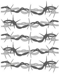 Prison terms are symbolized by barbed wire tattoos and its design is like chain. Inspiration For Punk Girl Portraits Barbed Wire Tattoo Design Old School Tattoo Wire Tattoo