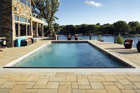 Pool is a 35 x 14 shenendoah. Custom Minneapolis Swimming Pool Design Installation Southview Design Minneapolis St Paul
