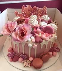 Glam 24th Birthday 26th Birthday Cake For Her Girly And Ott Tort Na Den Rozhdeniya Pirogi Na Den Rozhdeniya Originalnye Torty