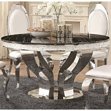 luxurious modern design round stainless