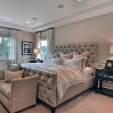 White and cream bedding with plenty of throw pillows. Top 60 Best Master Bedroom Ideas Luxury Home Interior Designs