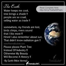 Greta thunberg sends leaders warning about bull****. The Earth Poem For 22 April Earth Day Poems Bucket