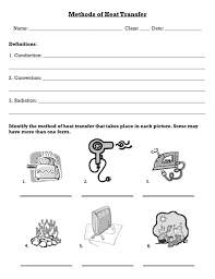 Physics heat transfer worksheet, physics homework help. Methods Of Heat Transfer Worksheet Mrs