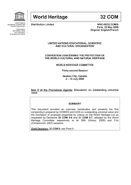 Discussion On Outstanding Universal Value Unesco Digital Library