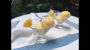 Sorbete De Pina Y Coco Con Monsieur Cuisine Youtube