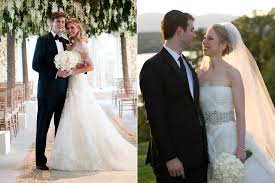 Chelsea clinton and marc mezvinsky on july 31, 2010, a private wedding ceremony was held for chelsea clinton and her boyfriend marc mezvinsky at the historical astor courts estate in upstate new york. Here S How Ivanka Trump S And Chelsea Clinton S Weddings Stack Up Huffpost Life