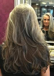 In this haircut, feathered layers are provided all along the hair volume. 60 Gray Hair Styles Actual Phrase Fashion