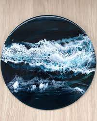 Phoebe Moonyean Gander On Instagram For Those With A Fear Of Flying You Can Now Take A Trip Over The Ocean With Diy Resin Art Resin Art Painting Resin Art