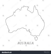 Australia One Line Drawing On White Isolated Background Abstract Outline Australian Continent Geographical Map Vector Il In 2020 Line Drawing Drawings Australia Map