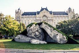 A Public Art Giant Popped Up In Budapest This Month Artnet News