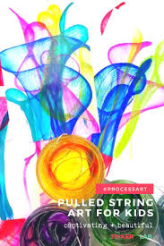 Sometimes you just need to have all laid out in front of you and when you are done just pull the strings and the mess is gone! How To Make Captivating Pulled String Art Tinkerlab