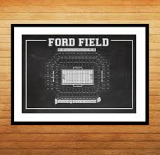 Ford Field Seating Chart Patent Print Ford Field Seating Chart