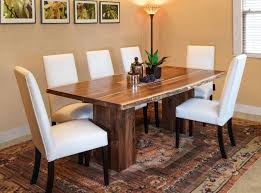 We Love Live Edge Tables Can You Believe This Is Amish Furniture Live Edge Dining Room Live Edge Walnut Dining Table Dining Room Sets